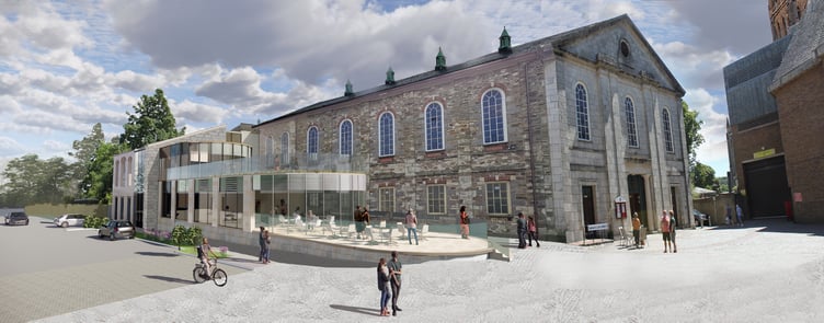 An artist's impression of the Kemeneth project in Truro
